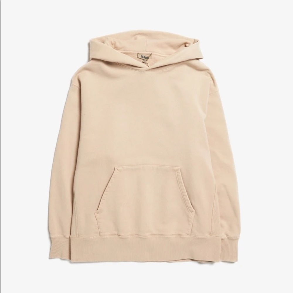 Yeezy - NWT - Season 4 Beige Oversized Cotton Hoodie